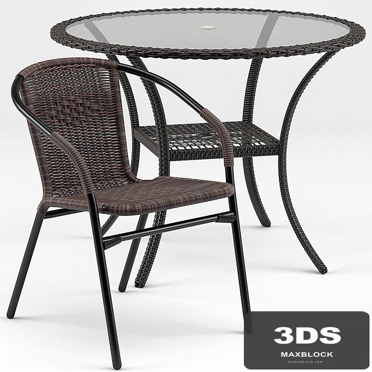 Brigance Bistro Table, Acadian DIning Chair