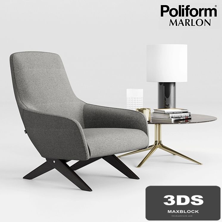 Poliform Marlon Armchair Set