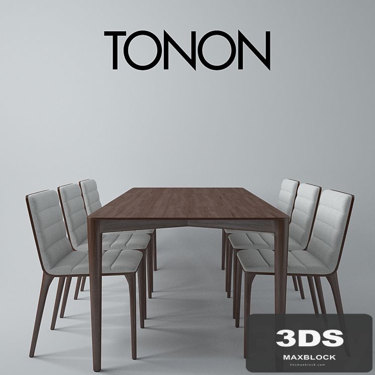 Table and chairs Tonon Pit