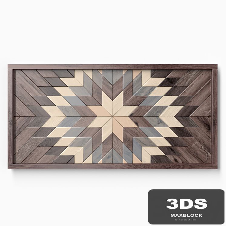 Reclaimed wood wall art
