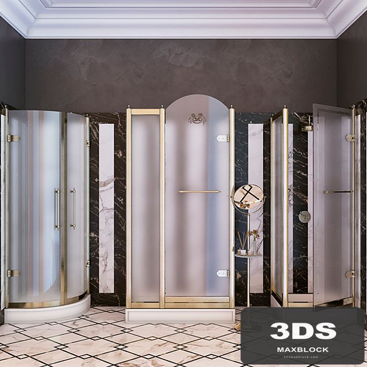 Devon & Devon Arabesque Shower Trays with Stalls