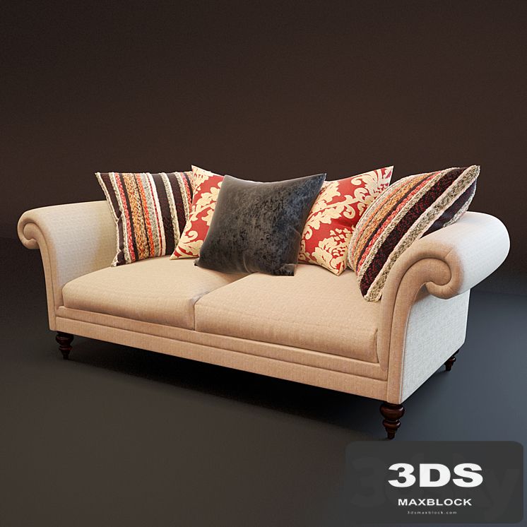 Sofa in Mediterranean style