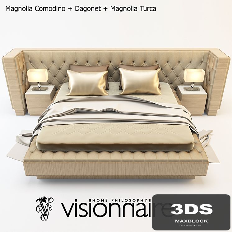 Magnolia Comodino + Dagonet + Magnolia Turca