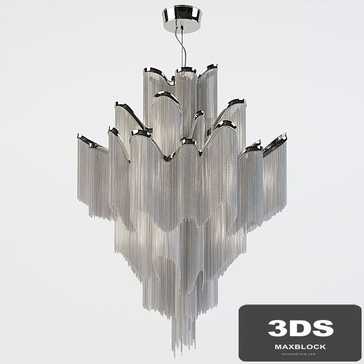 Chandelier Stream j51S, factory Terzani