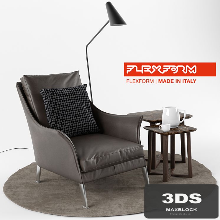 Flexform Boss Armchair
