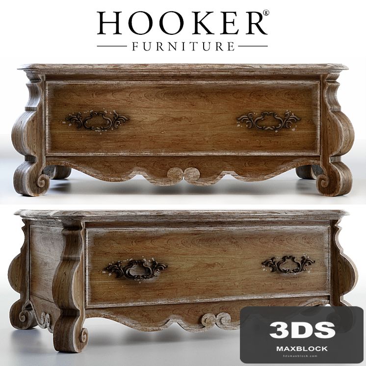 Hooker Furniture Living Room Chatelet Rectangle Cocktail Table