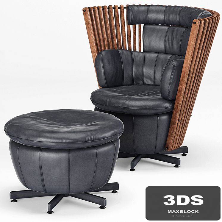 Tavarua Arm Chair, Tavarua Ottoman