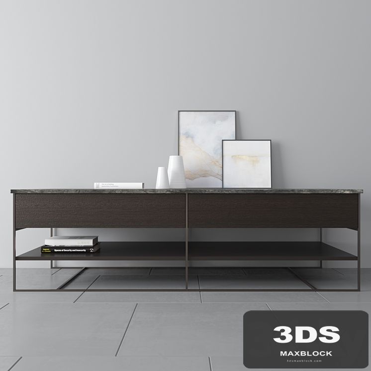 Calder "Bronze" console. Minotti