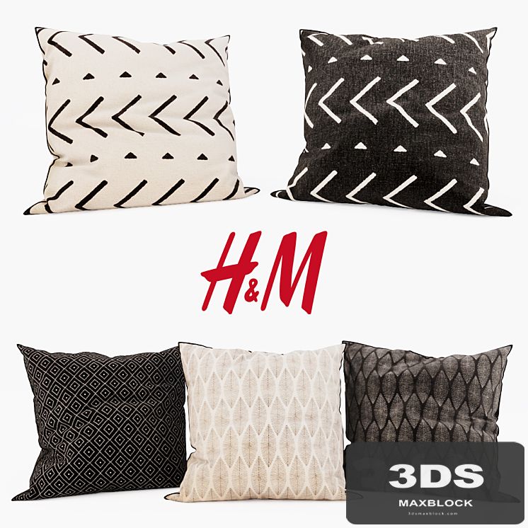 H & M Home - Decorative Pillows set 8