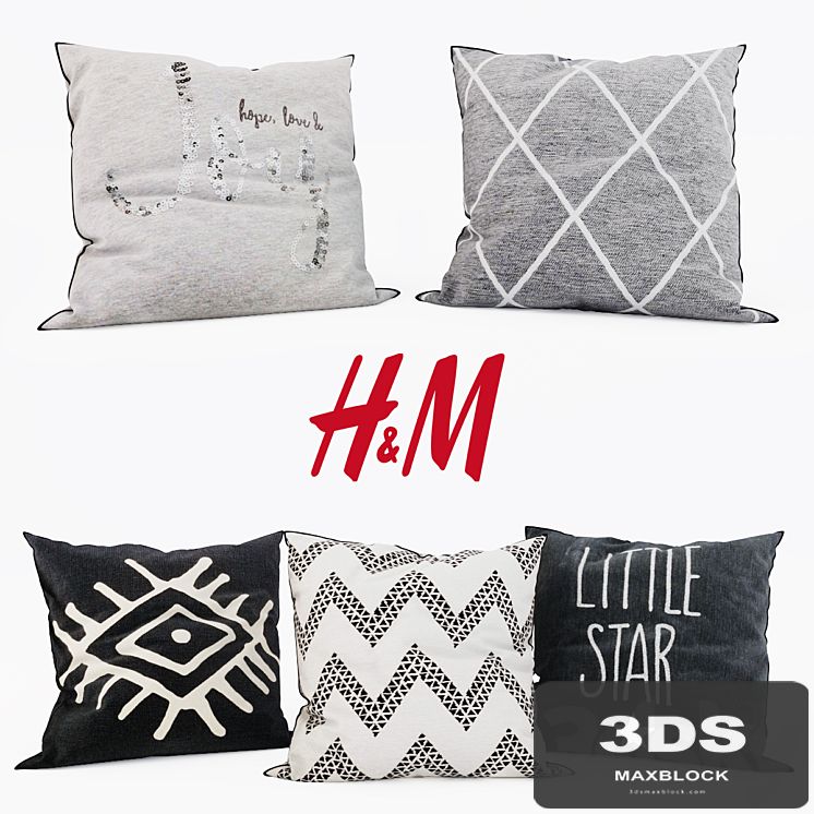 H & M Home - Decorative Pillows set 9