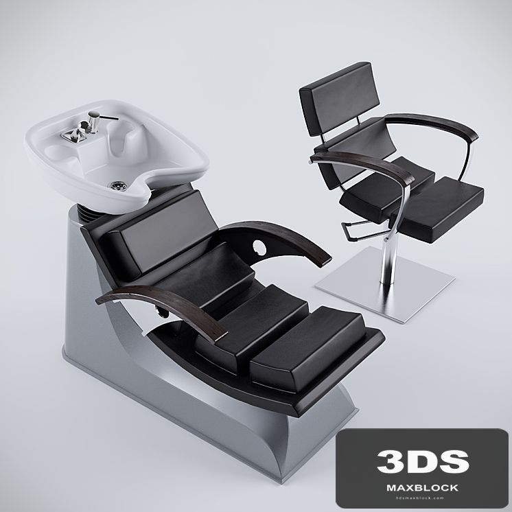 Washing and hairdressing chair