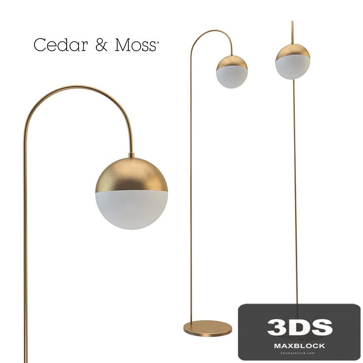 Torcher Cedar & Moss Floor Lamp