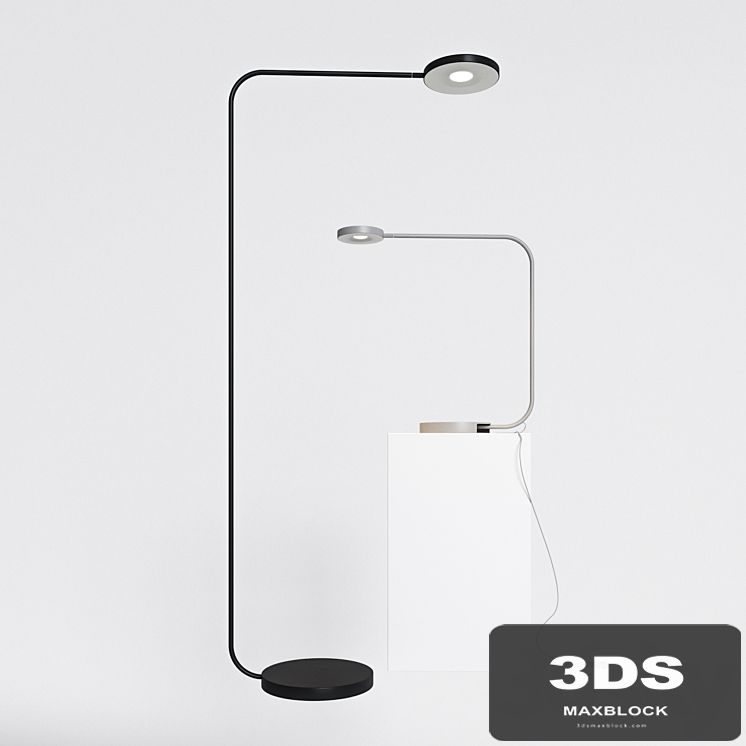 IKEA UPPERLIG Table lamp and floor lamp