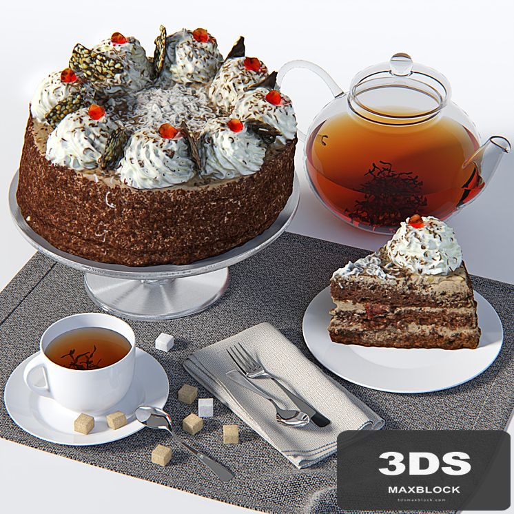 Cake and slice