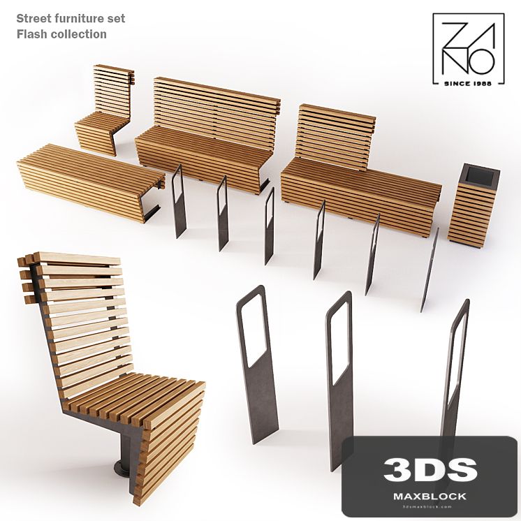 Zano PL Street furniture set
