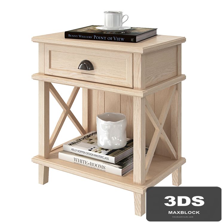dantonehome Pedestal Bedside Cambridge