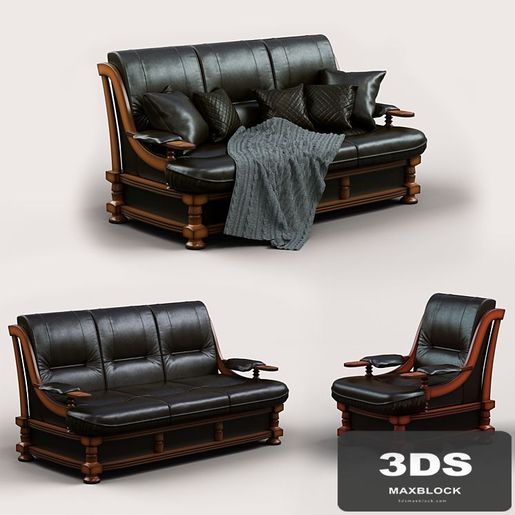Set of upholstered furniture "PRESIDENT" Milana group