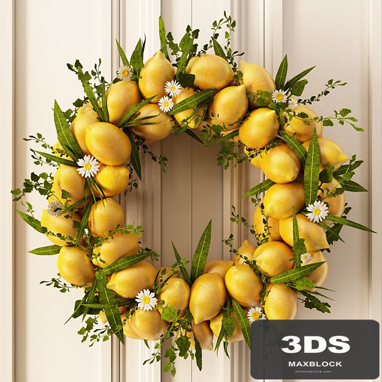 Lemon wreath