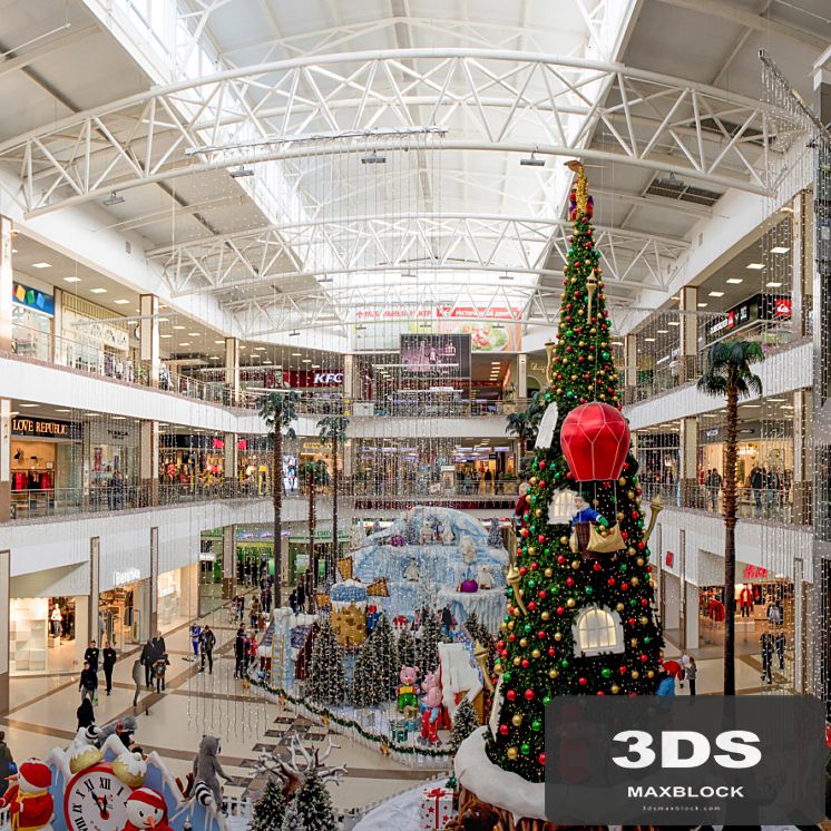 Panoramas of the shopping center Red Square, Krasnodar. 6 photos
