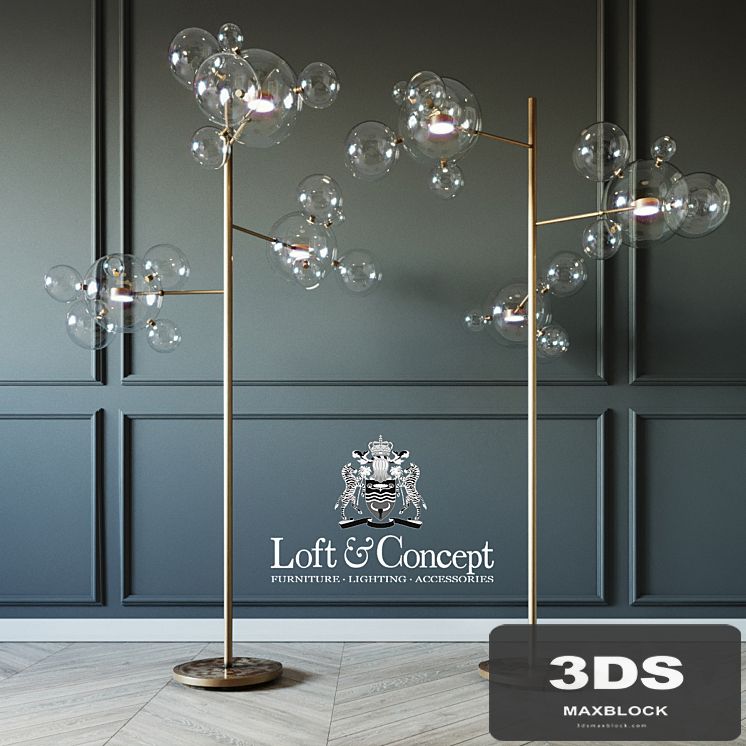 Torcher giopato & coombes bolle bls 14 floor lamp