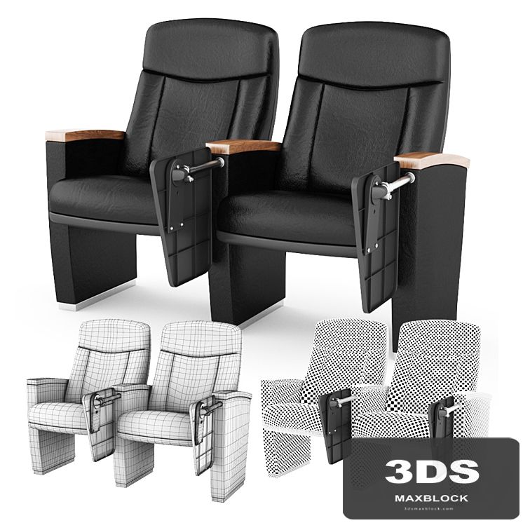 Chairs for cinema or concert hall