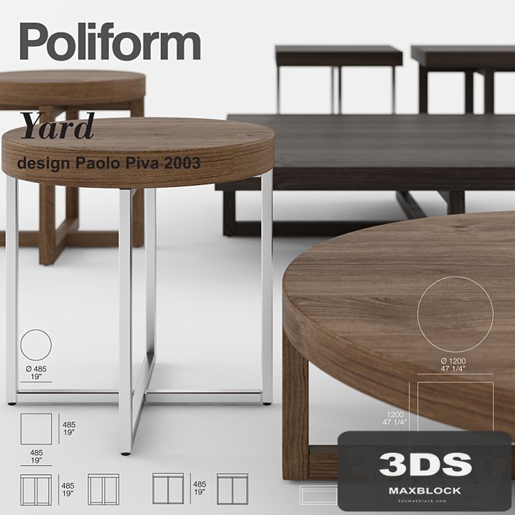 POLIFORM. Yard coffee table