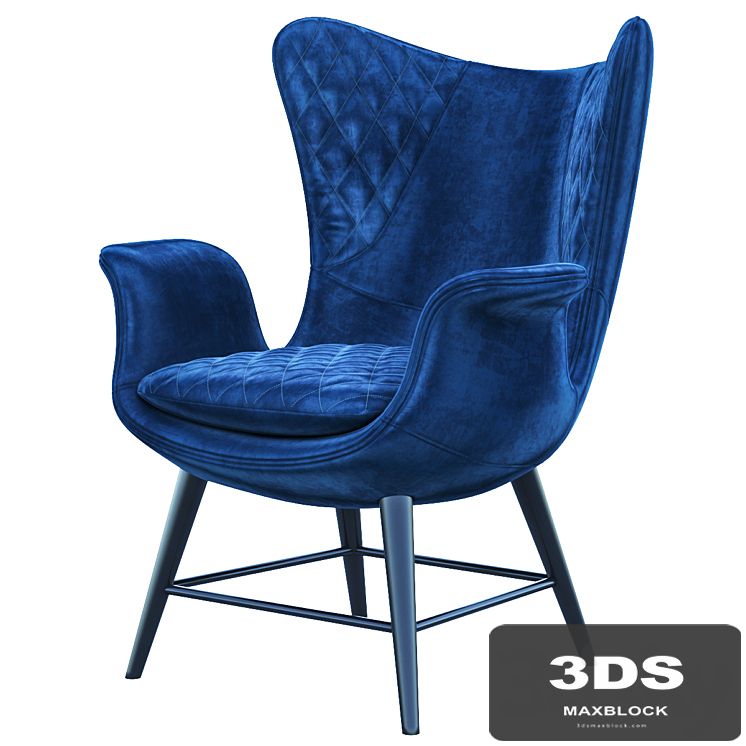 Kare Tudor Blue Velvet