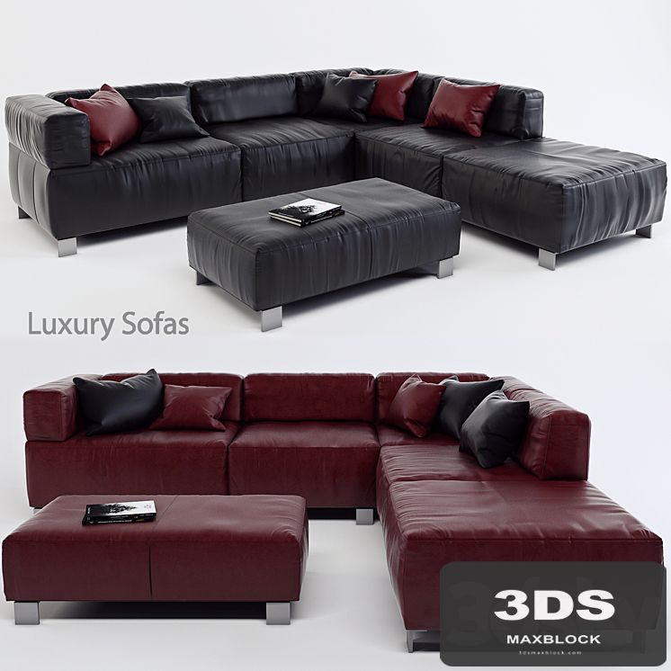 K + W Luxury Lounge Sofa - Loft 7490 Corner