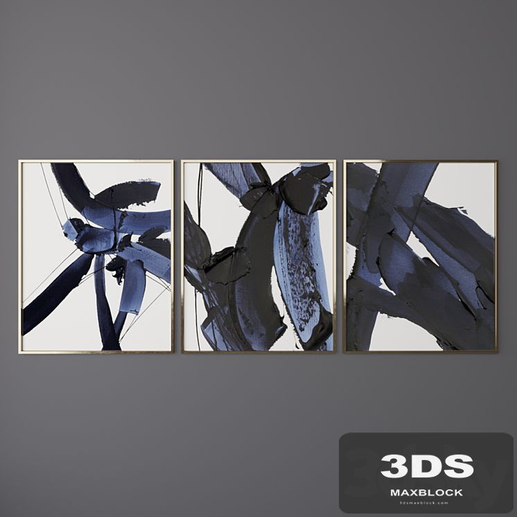 Set of contemporary art 17