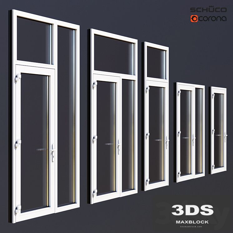 Aluminum doors Schuco