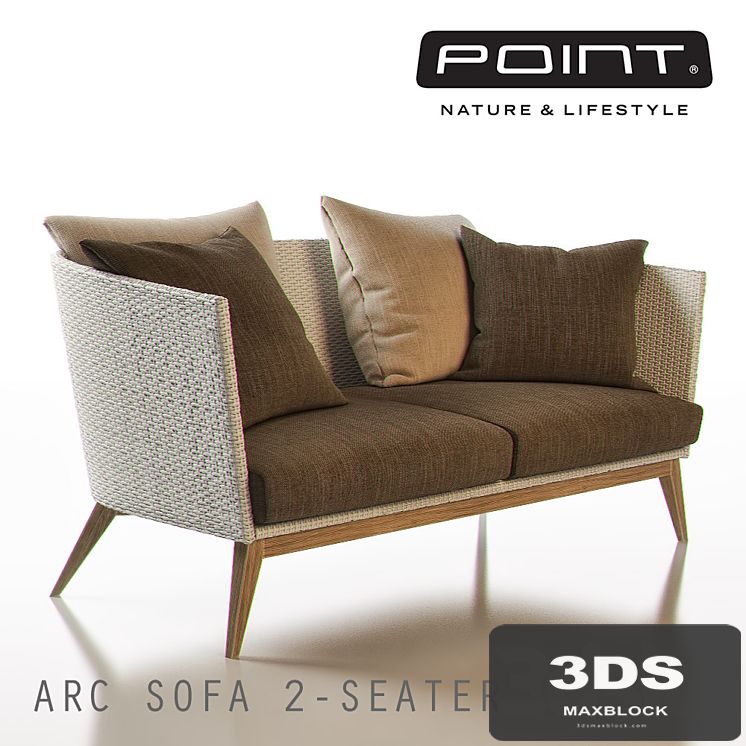 ARC Outdoor 2-Seater Sofa - POINT