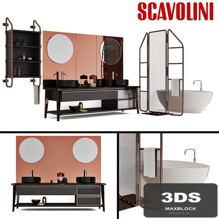 Scavolini Diesel Open Workshop Bathroom set