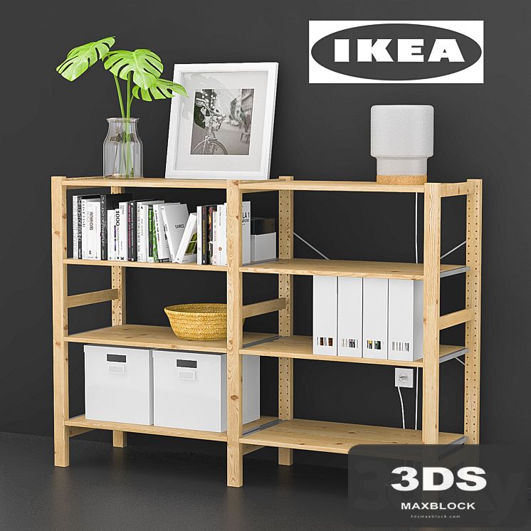 IKEA IVAR with decor