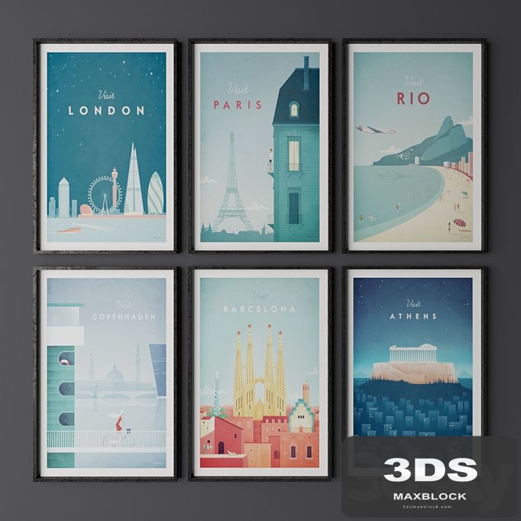 Set of posters