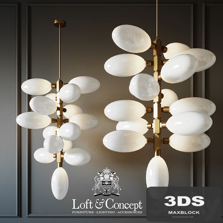 Chandelier kingdom column 15 designed