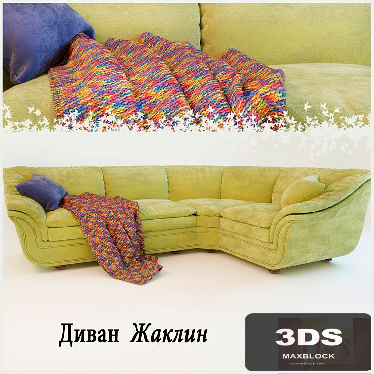 Sofa of LIVS factory Jacqueline, corner