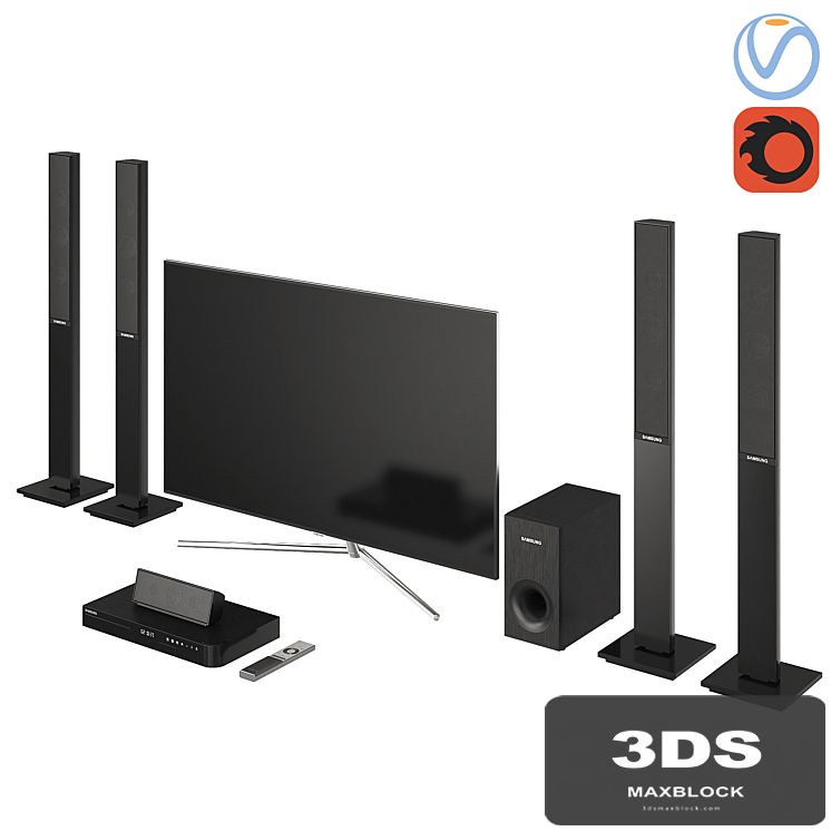 Samsung TV QLED Home Cinema Blu-ray 1