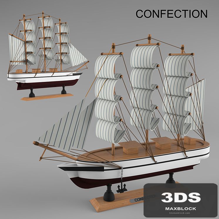 Layout of the ship CONFECTION