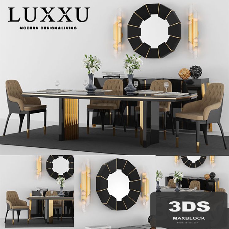 Table + Chair Set_2 by LUXXU