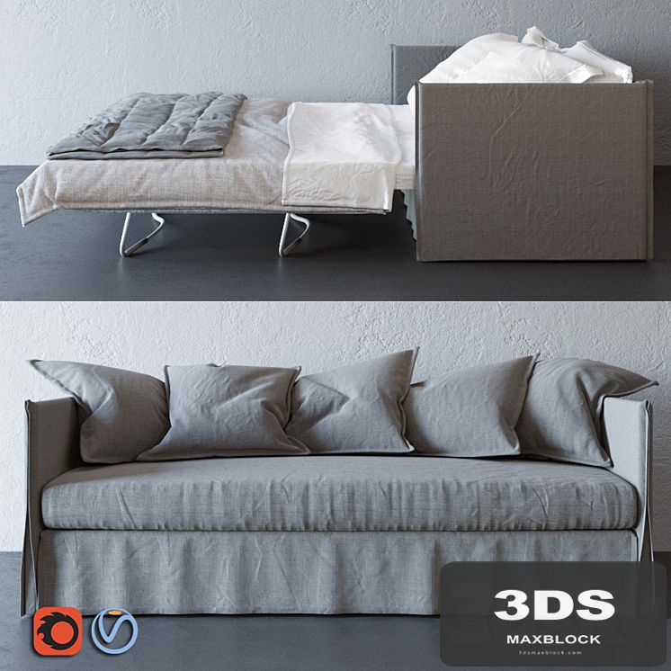 Double sofa Fox 2, Meridiani