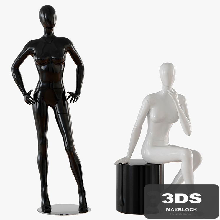 Abstract female mannequin