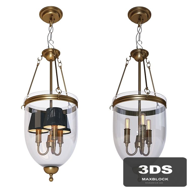 Suspended chandelier - Lantern Cameron S from Eichholtz factory