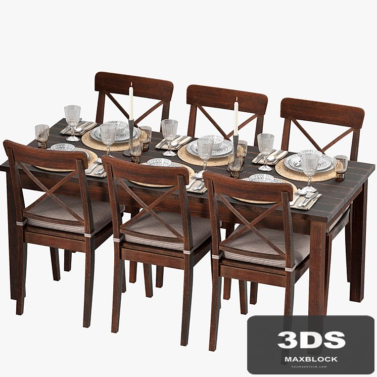 Serving-Table + chair