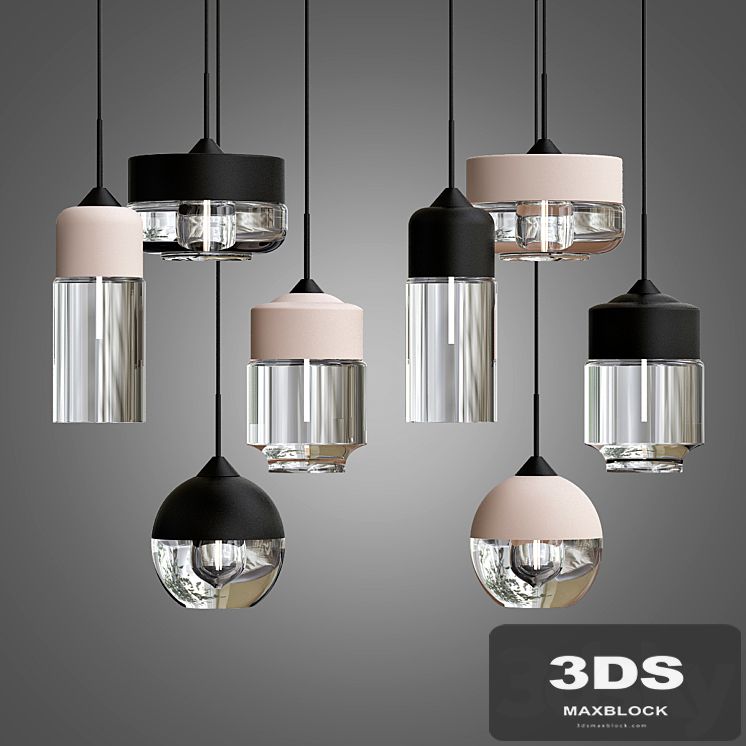 Moderne Hedendaagse Retro Art Metal Glazen Hanger Lampen