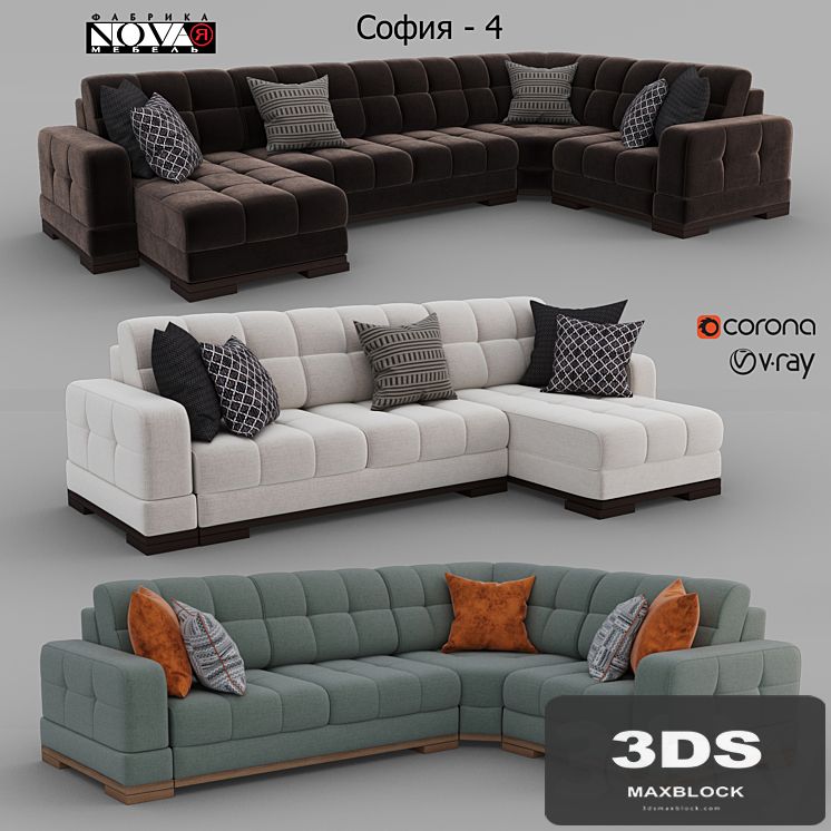 Sofas Sofia - 4 Factory NOVAYA Furniture