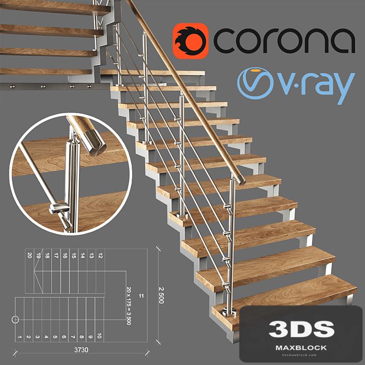 Modern two-step ladder