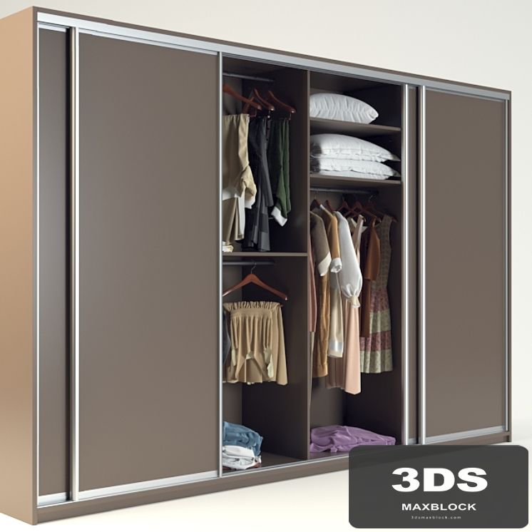 Sliding wardrobe (vray GGX)