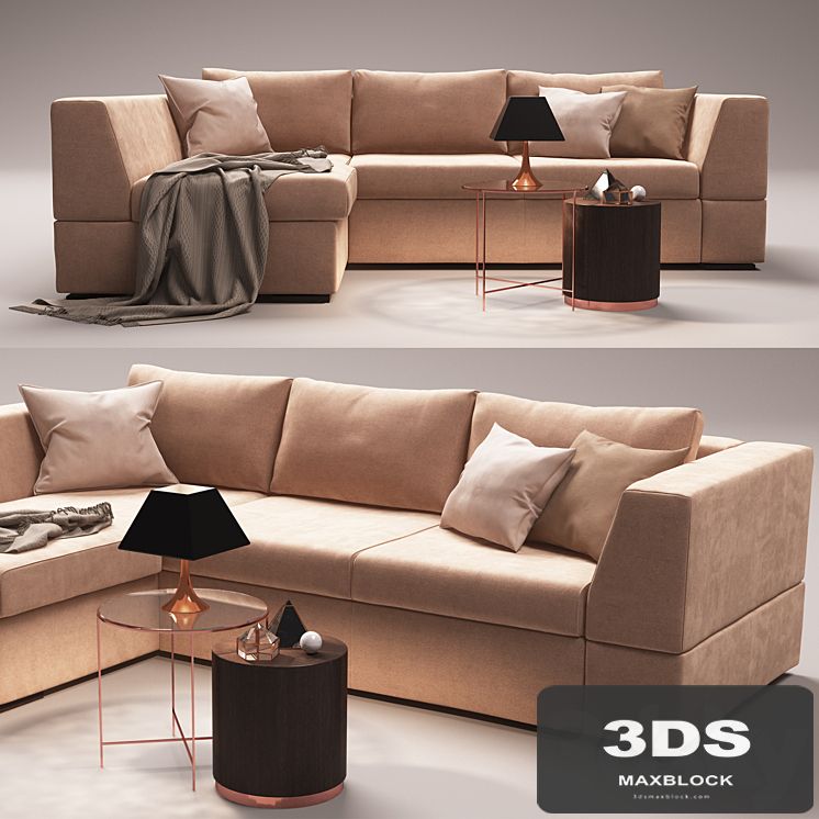 Corner sofa Marcel Soft 2MR-2TL from Blest TM