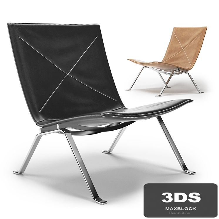 Armchair Fritz Hansen PK22 chair