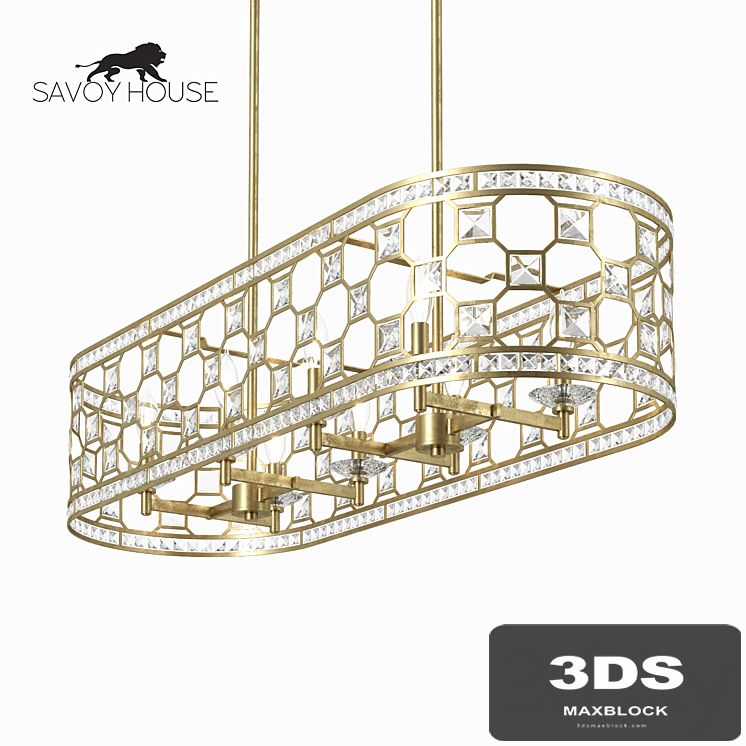Chandelier Savoy House Clarion 8